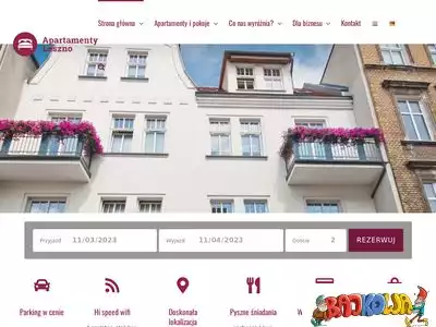 apartamentyleszno.com