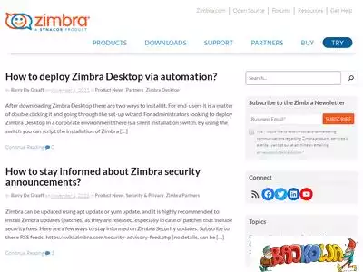 blog.zimbra.com