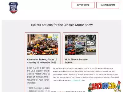 classicmotorshow.seetickets.com