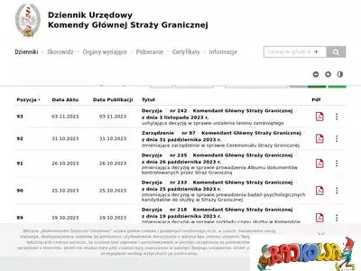 e-dziennik.strazgraniczna.pl