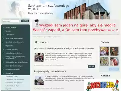 franciszkaniejaslo.pl