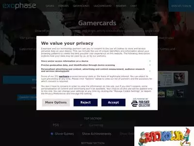 gamercards.exophase.com