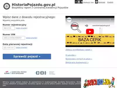 historiapojazdu.gov.pl