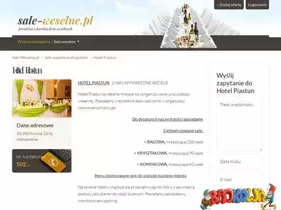 hotelpiastun.sale-weselne.pl