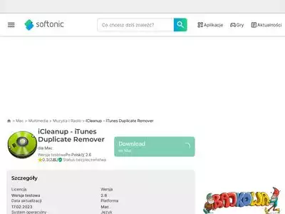 icleanup-itunes-duplicate-remover.softonic.pl