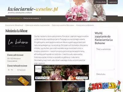 kwiaciarnialaboheme.kwiaciarnie-weselne.pl