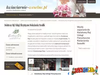 kwiatowyrajsuwalki.kwiaciarnie-weselne.pl