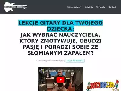 lekcjegitaryostroleka.pl