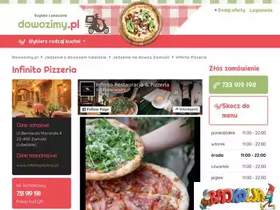 pizzeriainfinitozamosc.dowozimy.pl