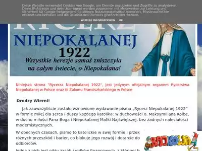 rycerzniepokalanej1922.blogspot.com