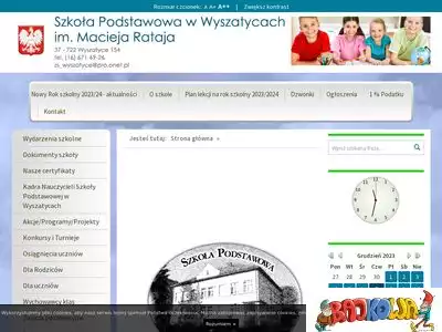 spwyszatyce.szkolna.net