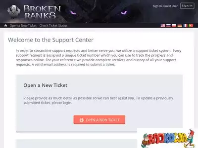 support.brokenranks.com