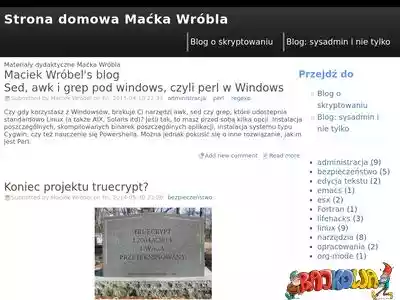 wrobelmaciek.info